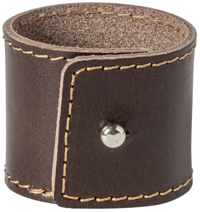 4er Set leather Serviettenring