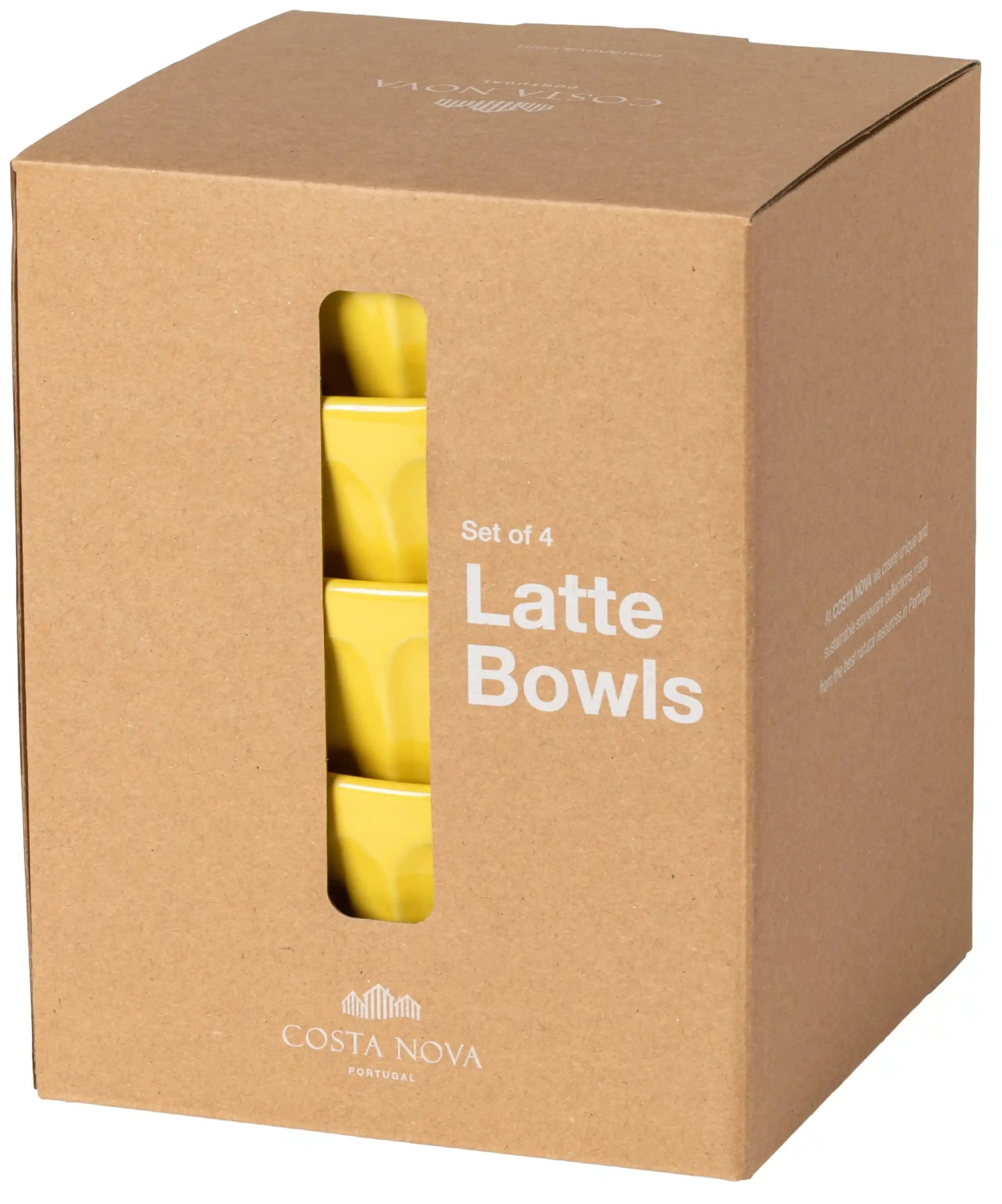 Latte Bowls Set 4 Latte Schalen