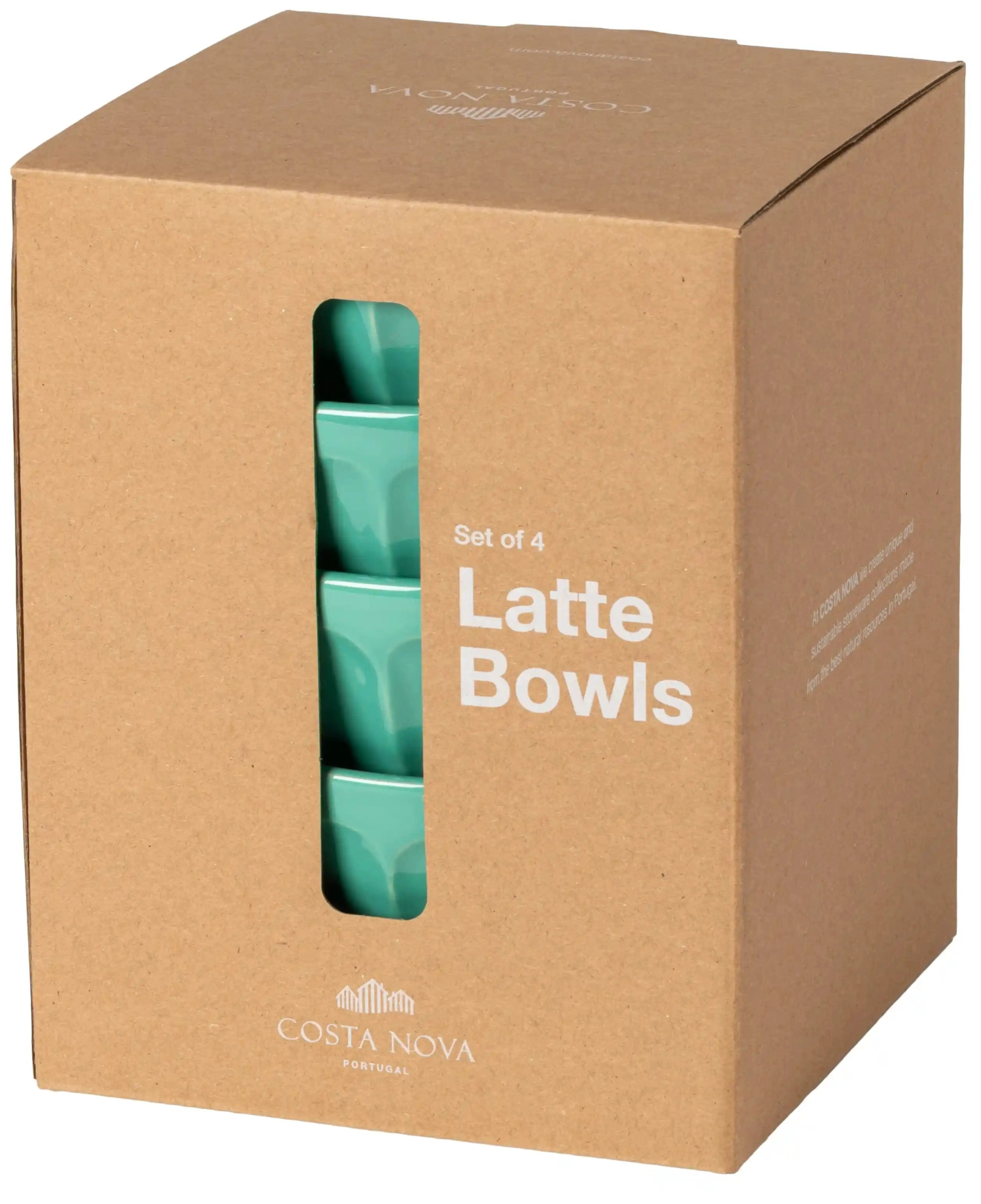 Latte Bowls Set 4 Latte Schalen