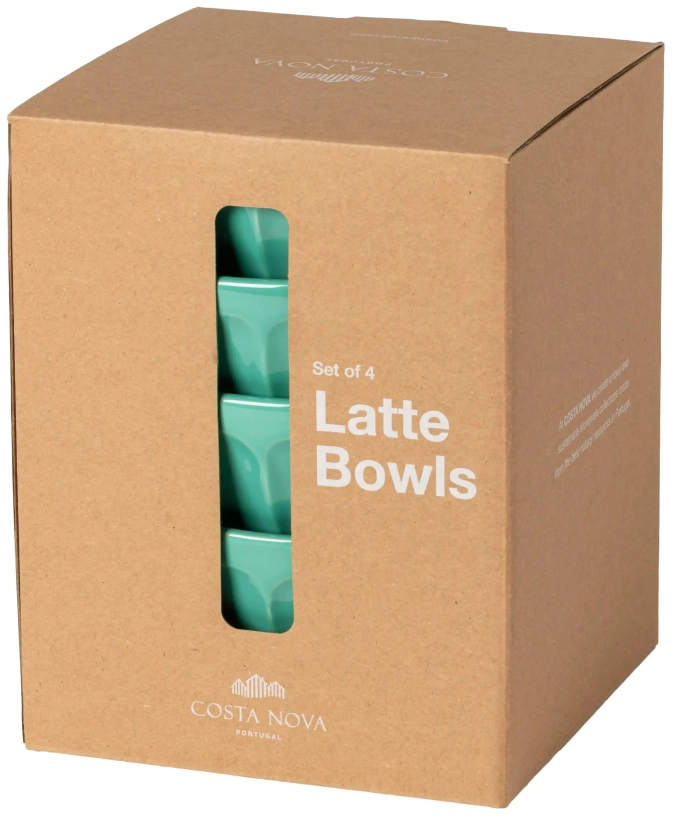 Latte Bowls Set 4 Latte Schalen