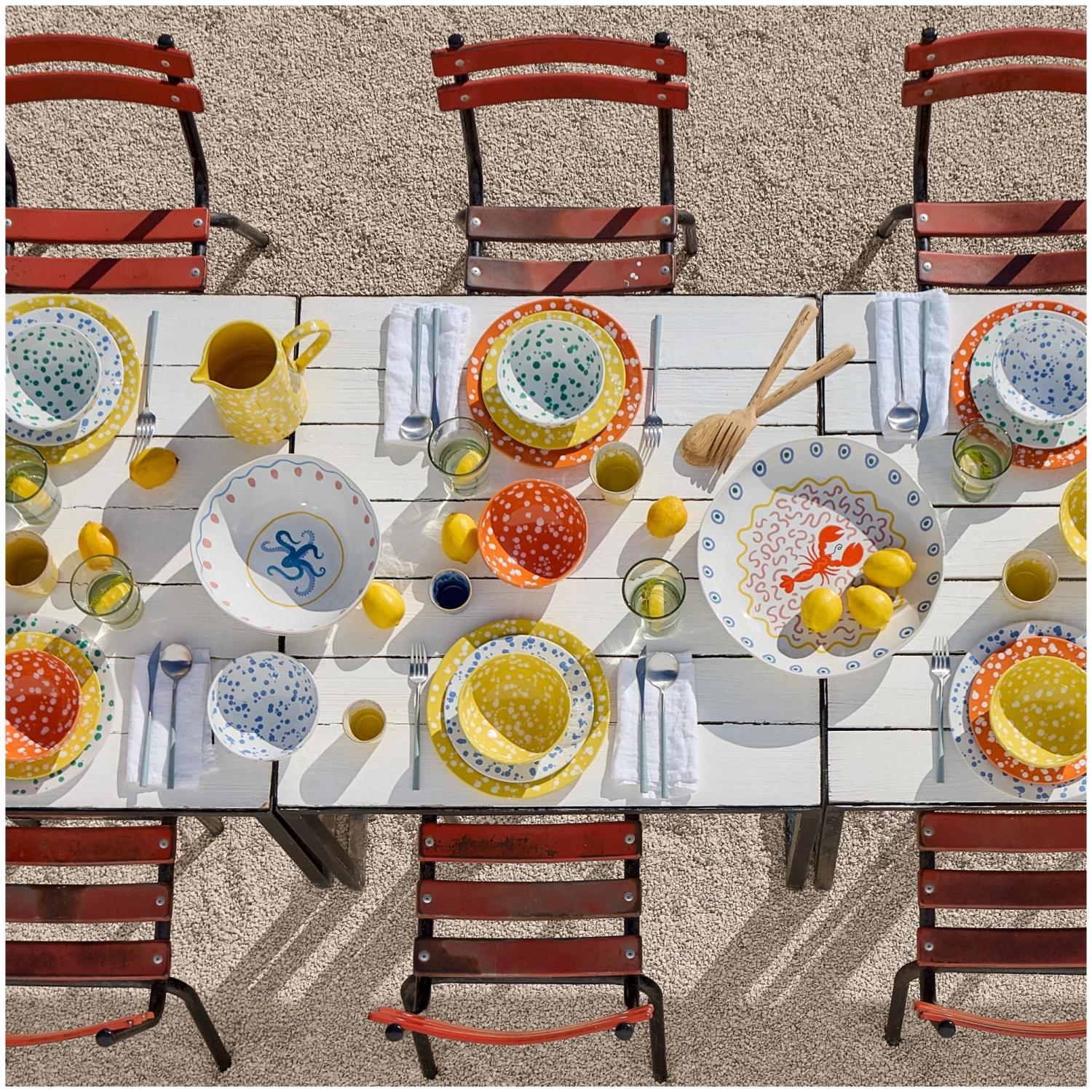 Summer Bliss Saladier de service