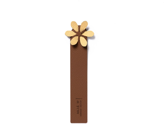 Marque-page Classic beige cognac