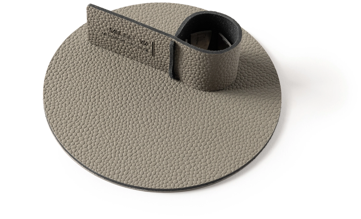 Bougeoir grand format gris
