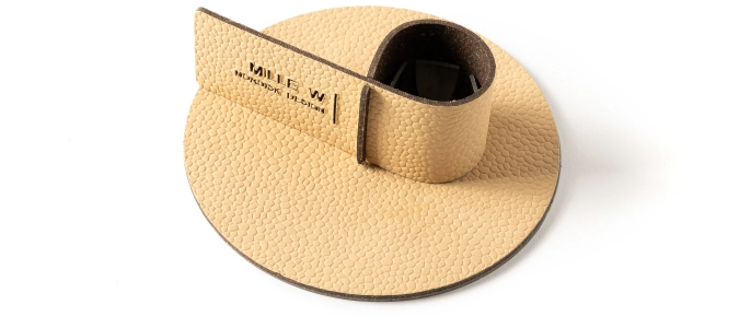 Bougeoir petit format beige