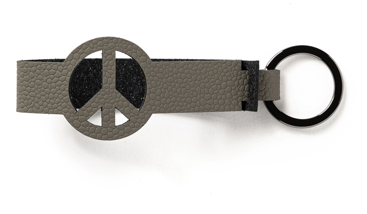 Porte-clés Peace nickel gris