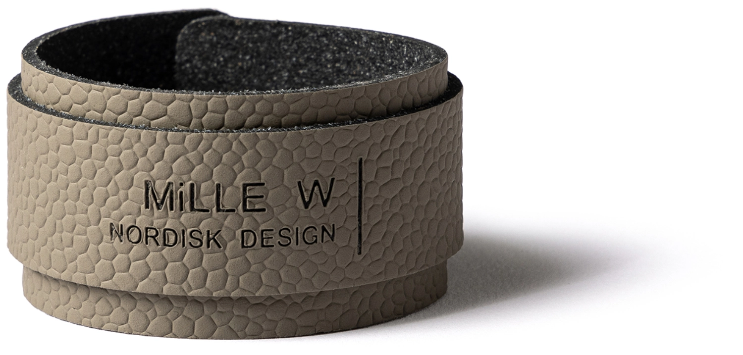 Rond de serviette gris