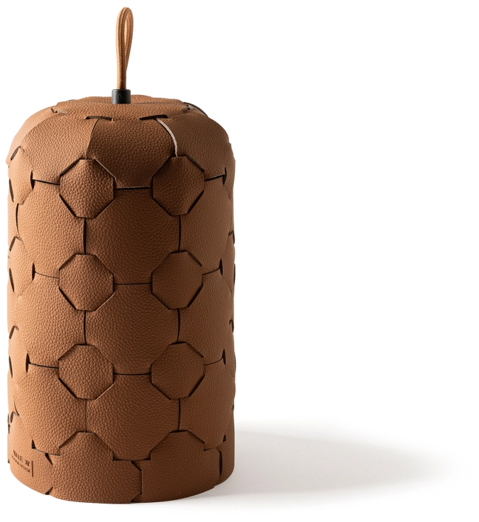Abat-jour moyen format cognac