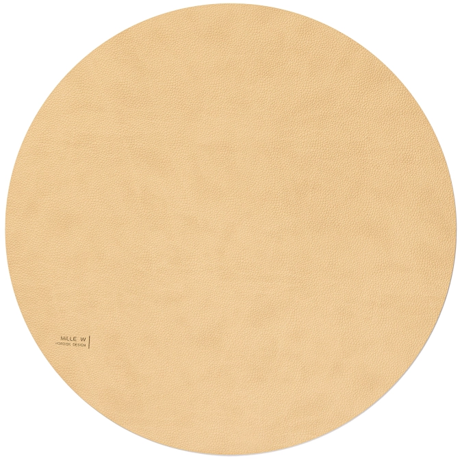 Set de table rond 40cm beige