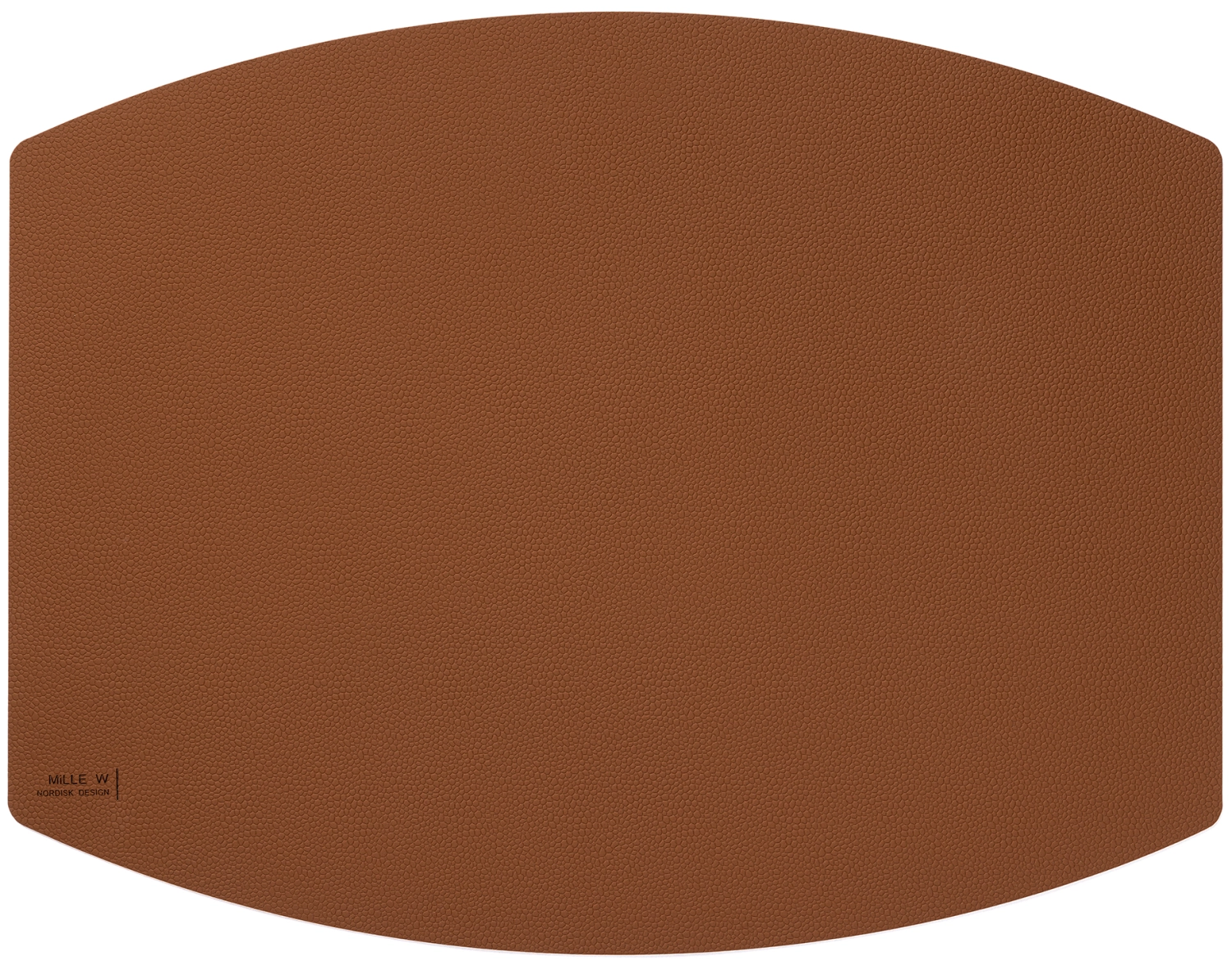 Set de table 44x35cm, ovale, cognac