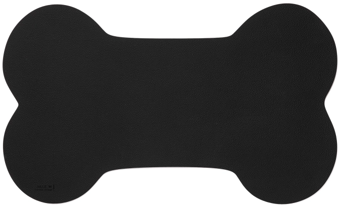 Tapis pour gamelle chien M noir
