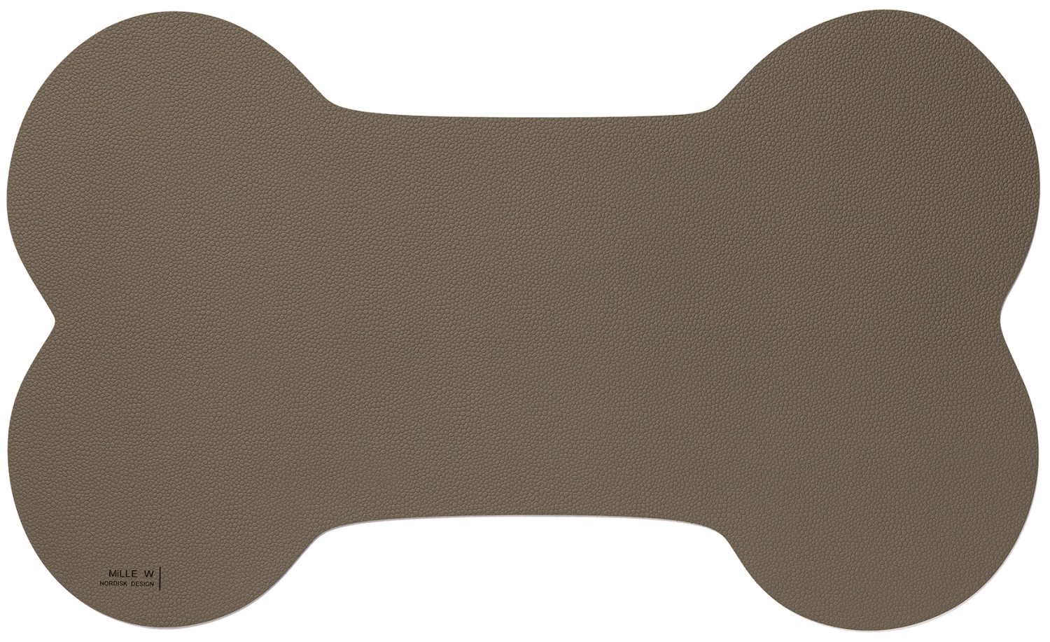 Tapis pour gamelle chien M gris