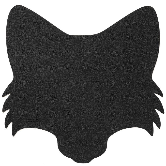 Set de table renard noir