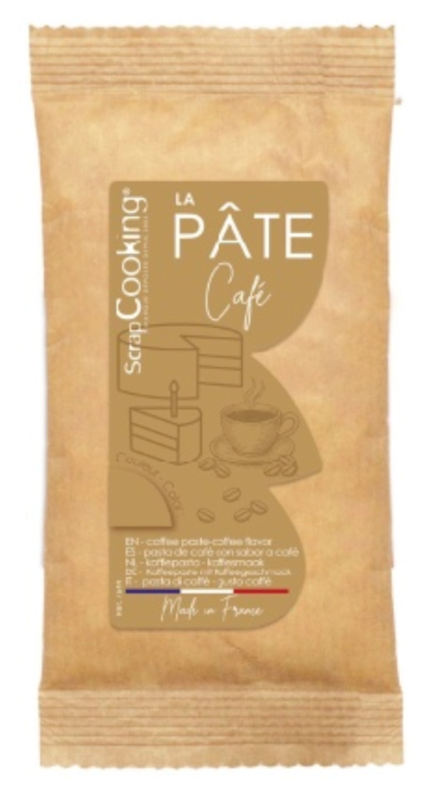 Pâte café pour modelage