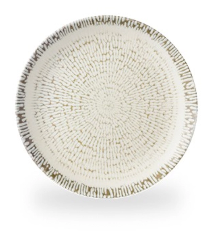 Cascade Taupe Coupe Teller flach