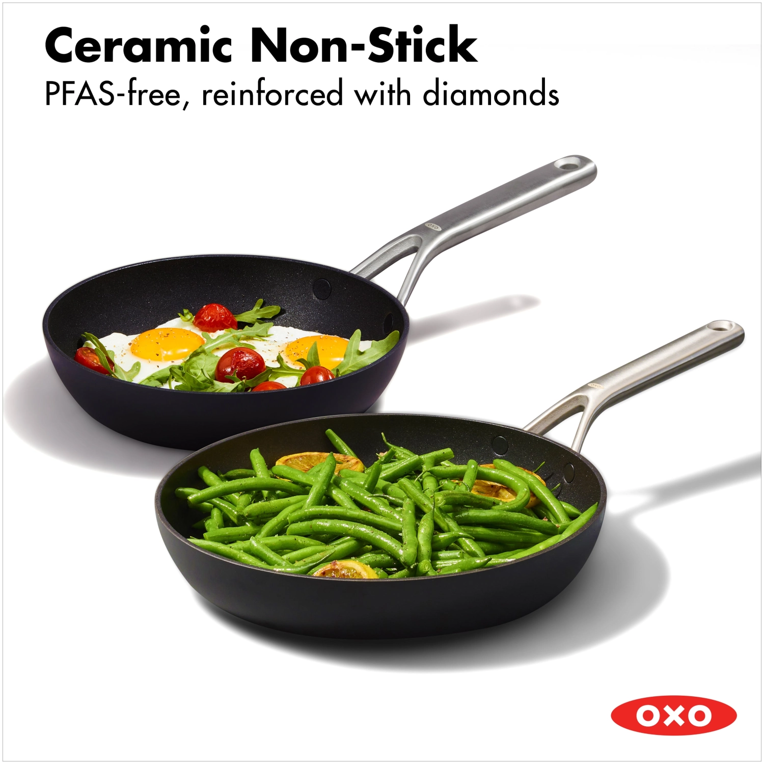 2tlg. Ceramic Professional Bratpfannenset