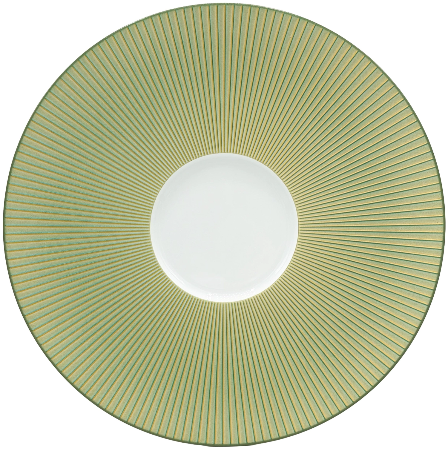 Assiette de mise en bouche Bolero Iridescent verte