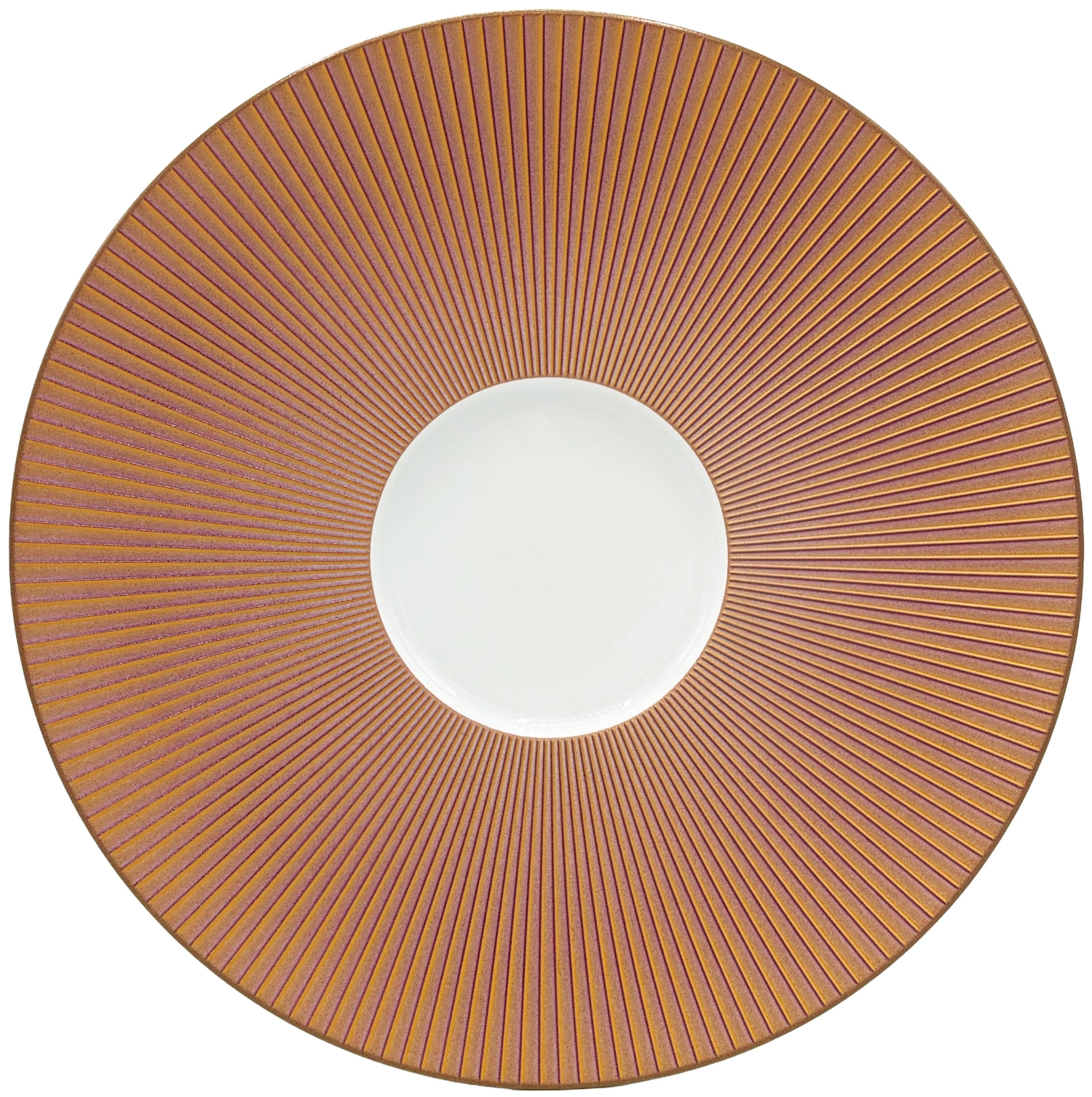 Bolero Iridescent mauve assiette à mise en bouche