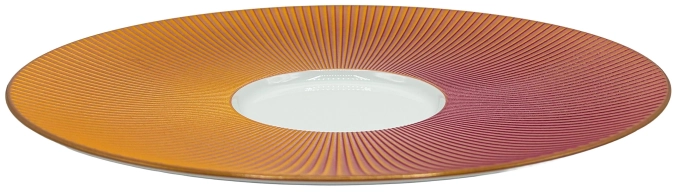 Bolero Iridescent mauve assiette à mise en bouche