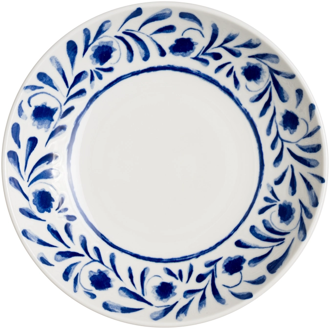 Lavis Blue Bloom Teller tief