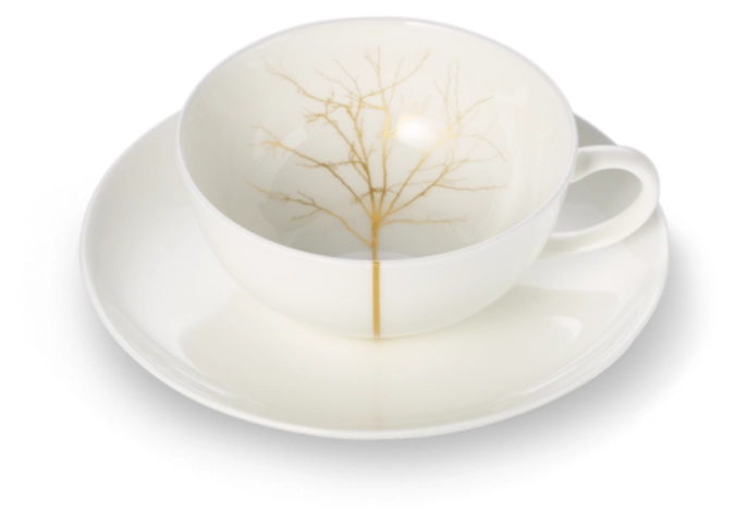 Golden Forest Teetasse Set