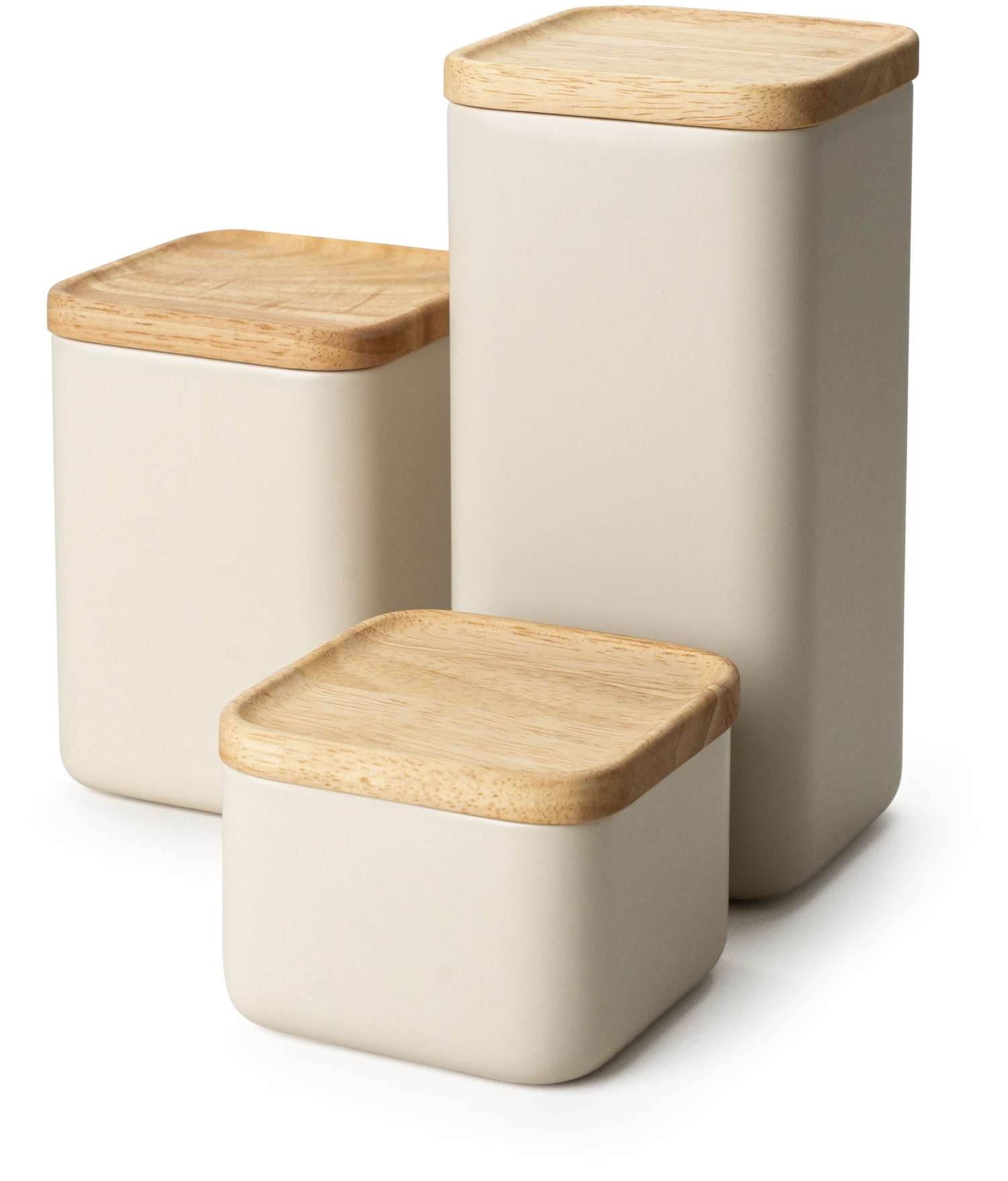 Boîte cér. sable couvercle bois
