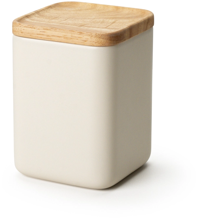 Boîte cér. sable couvercle bois