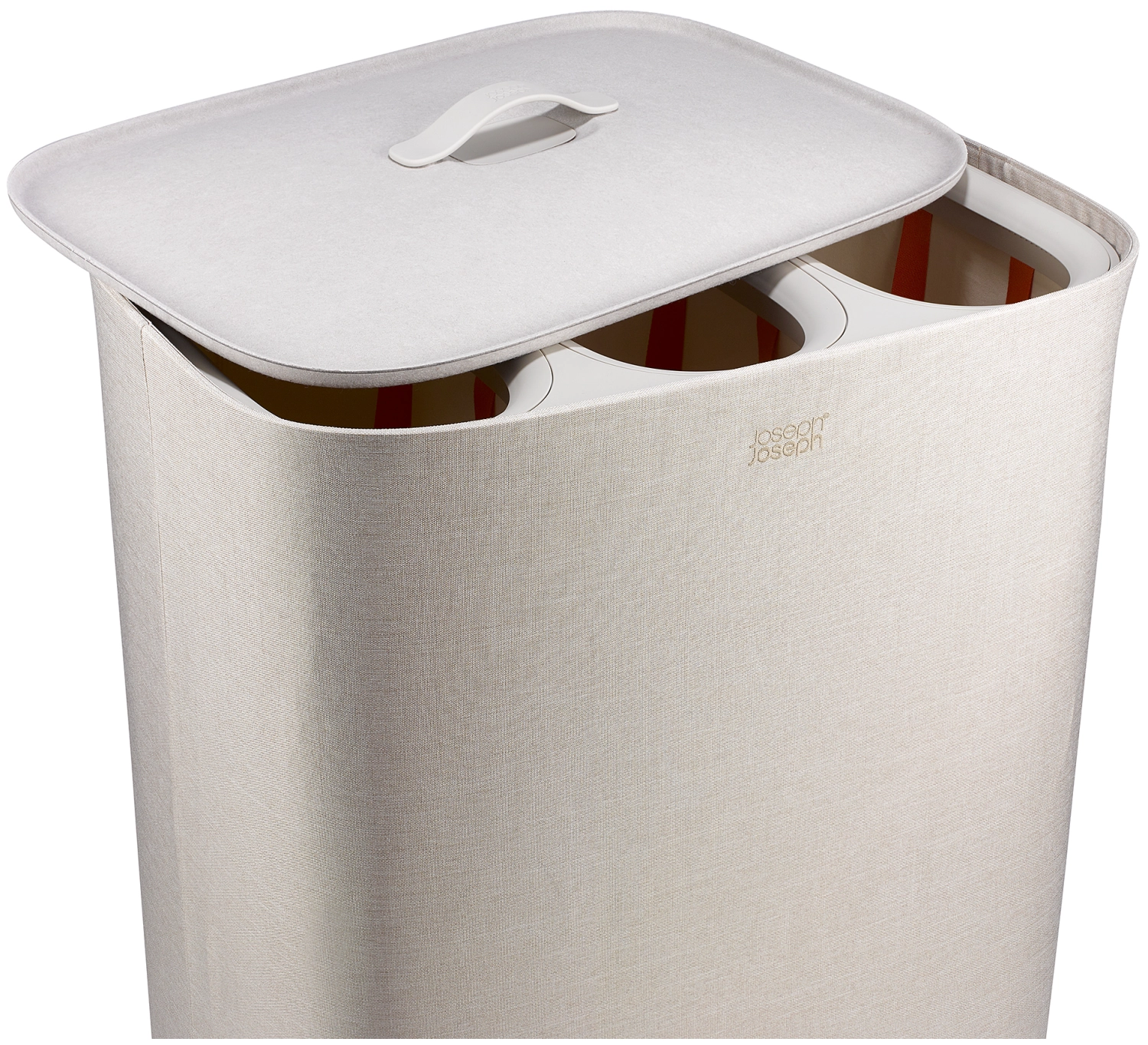 Tota Trio 90l Wäschetrennkorb 3x 30l pale mushroom