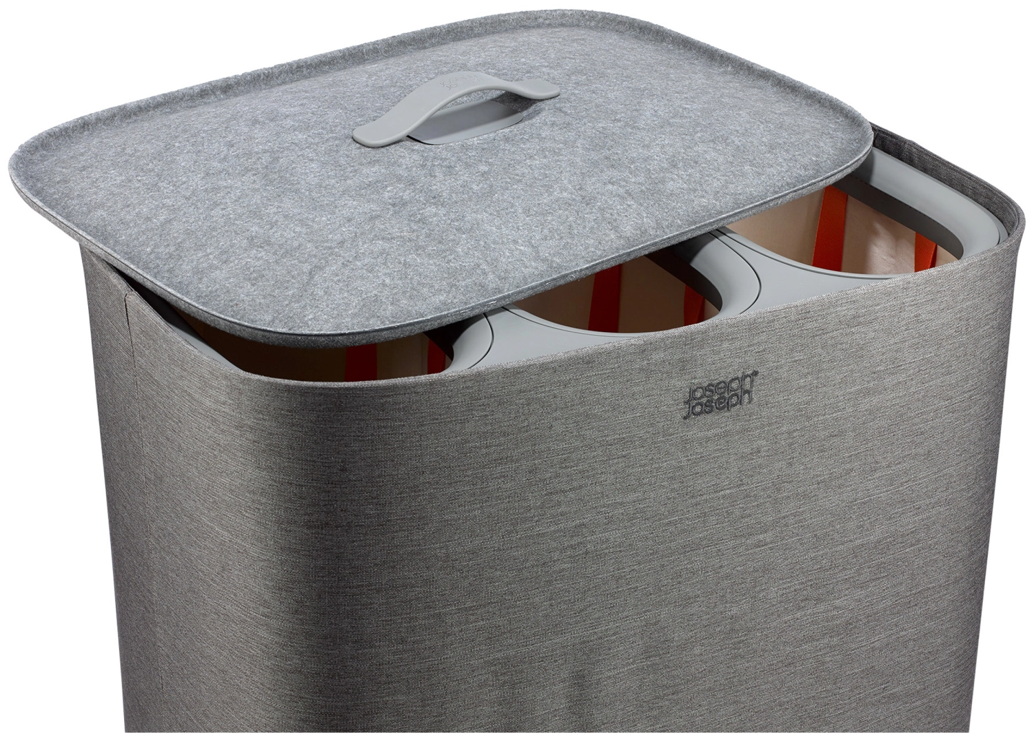 Tota Trio 90l Wäschetrennkorb 3x 30l forest grey