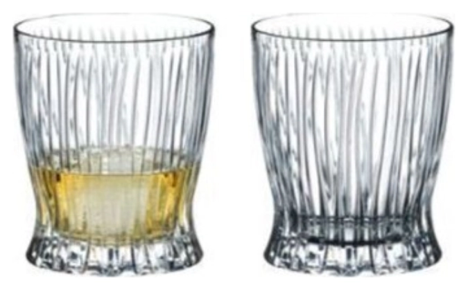 Lot de 2 gobelets whisky Riedel Fire