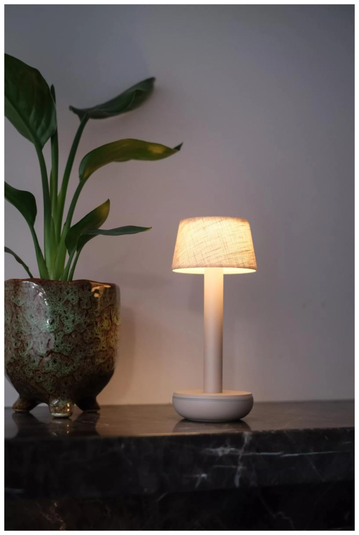 Humble light two beige lin, 21.2x8.8 cm V2