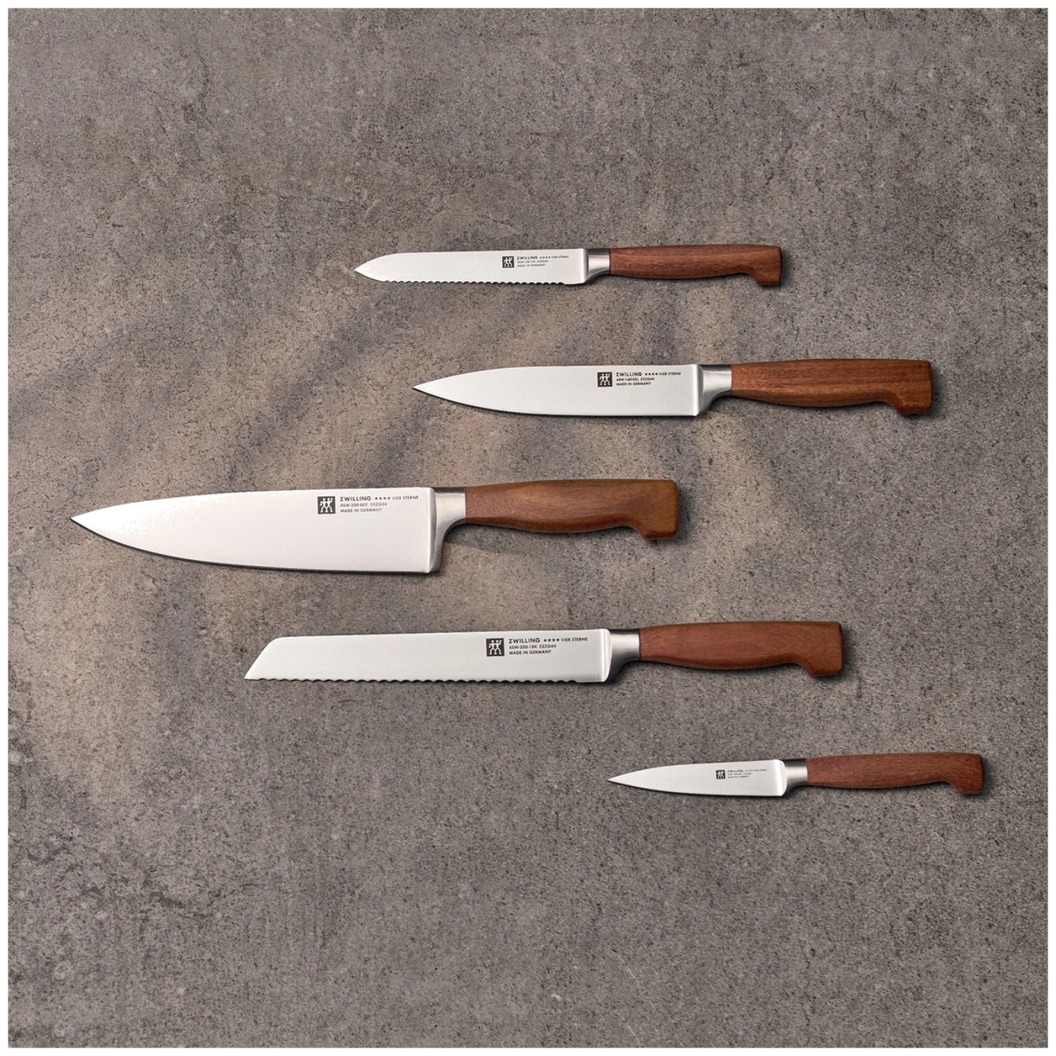 Vier Sterne Wood couteau d’office