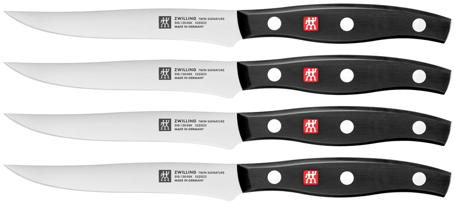 Set Signature 4 couteaux à steak 12cm