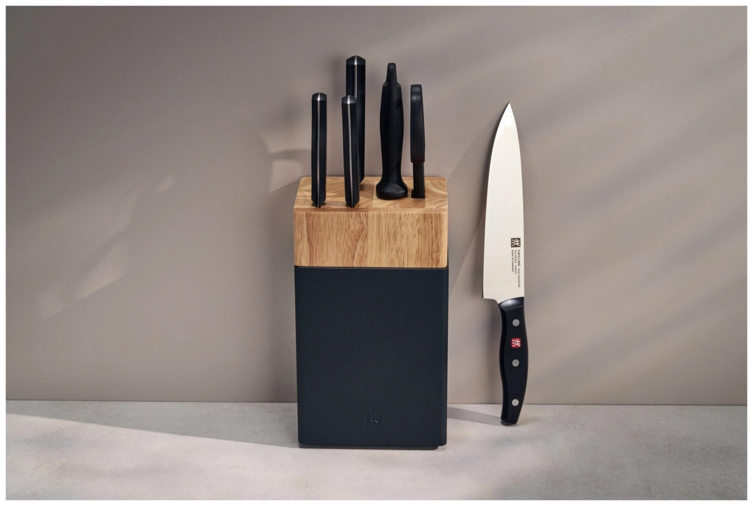 Bloc Signature 7 pcs bouleau avec fusil