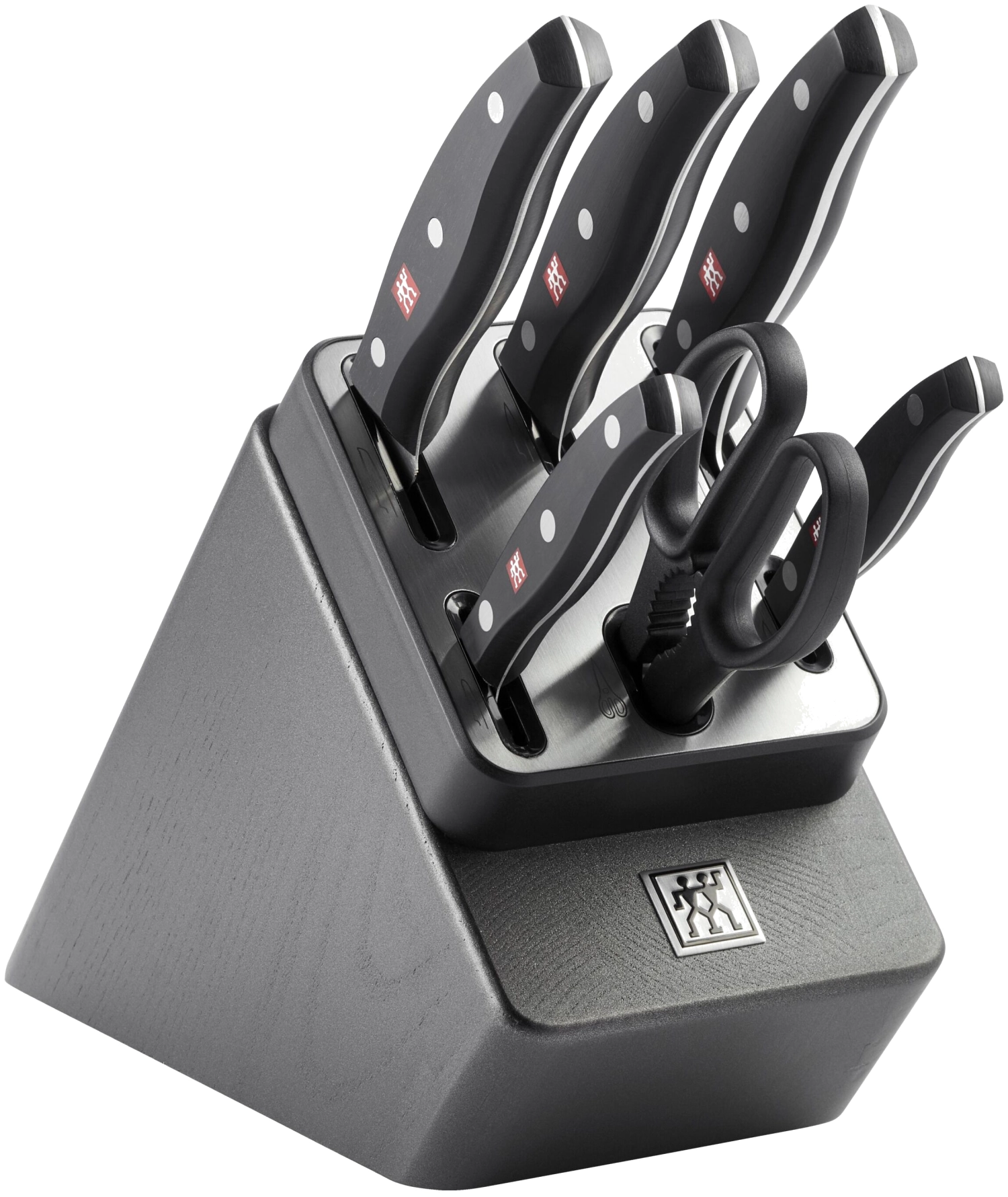 7tlg. Signature Messerblock Kunststoff schwarz
