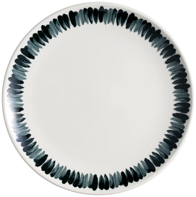 Lavis Black Gourmet Teller flach