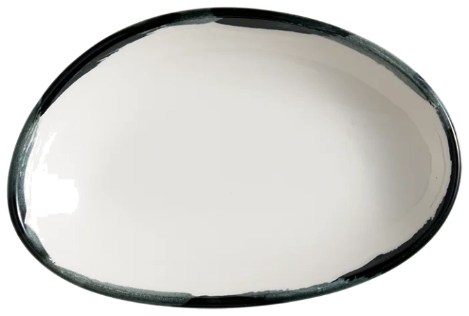 Lavis Black Vago Teller oval