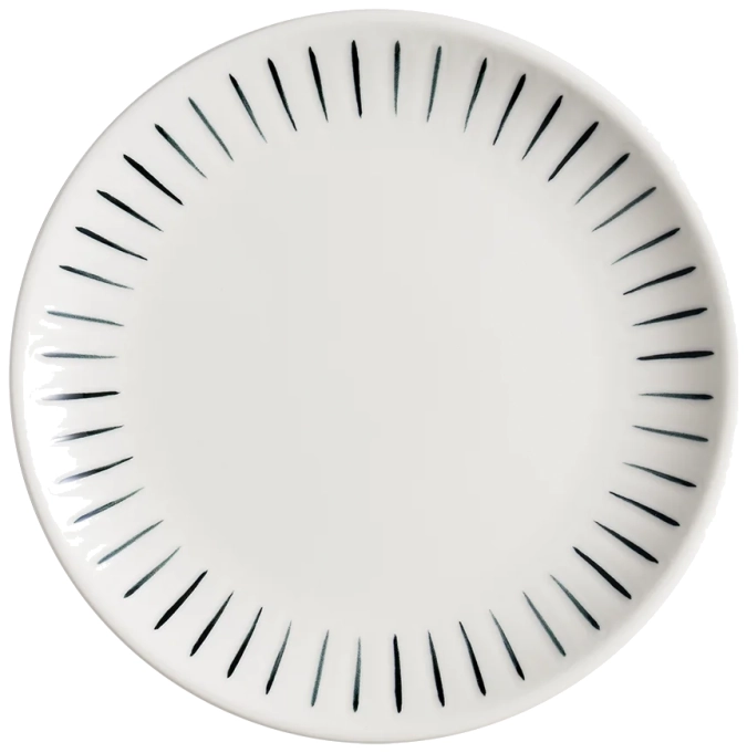 Lavis Black Gourmet Teller flach