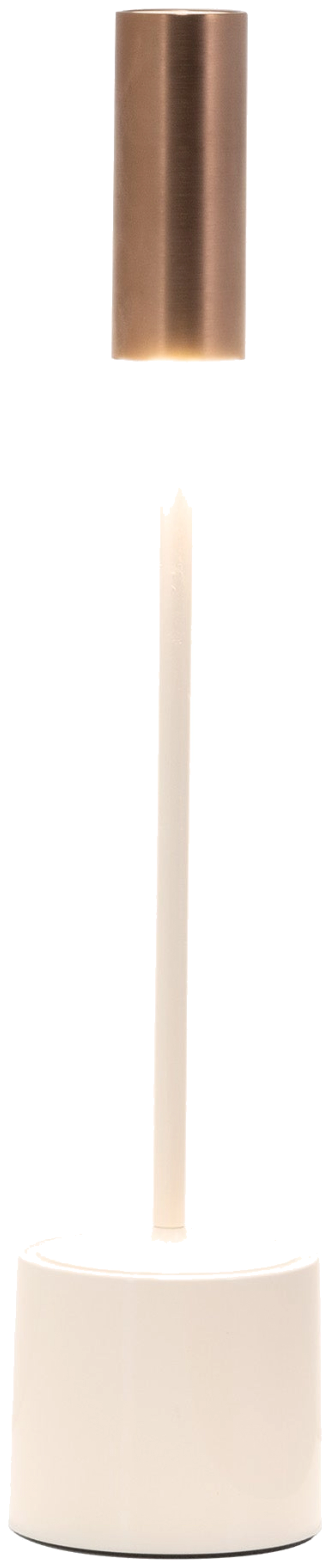Lampe de table Carolina ivoire/bronze