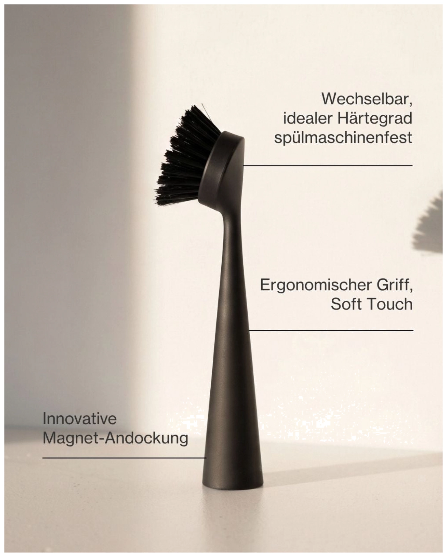 Spülbürste Kunststoff magnetisch