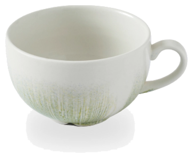 Lyra Green Cappuccino Tasse