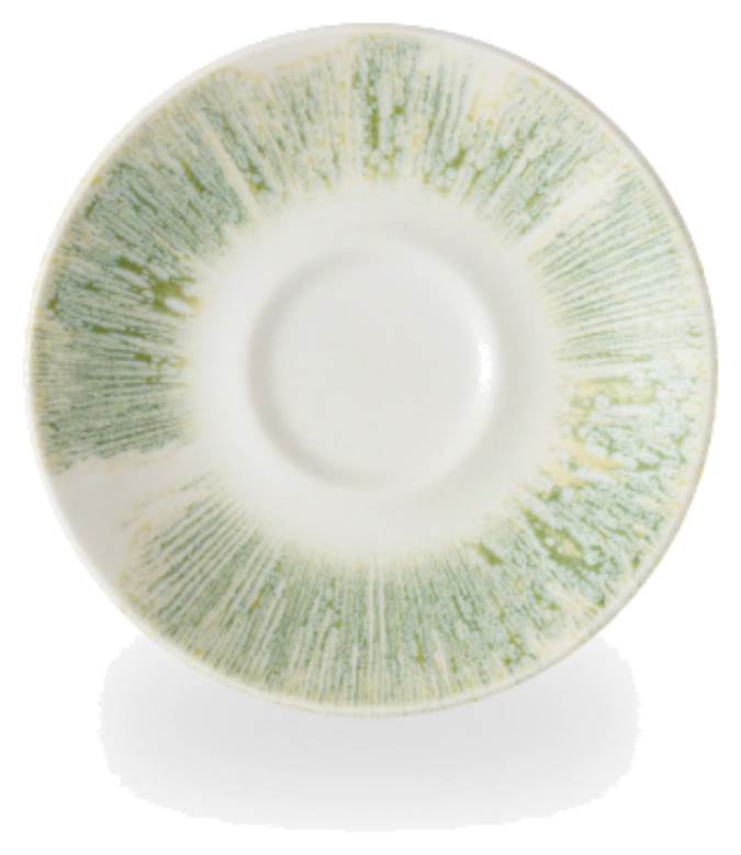 Lyra Green Espresso Untertasse