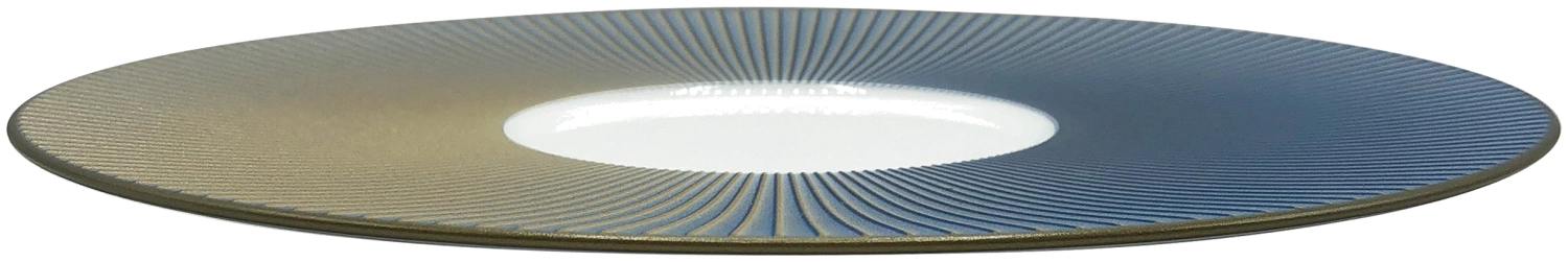 Bolero Iridescent assiette bleue