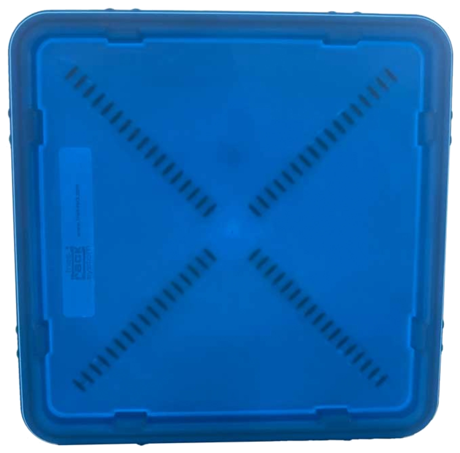 Deckel für Transportbox blau