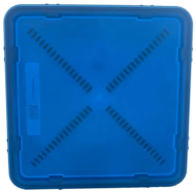 Deckel für Transportbox blau