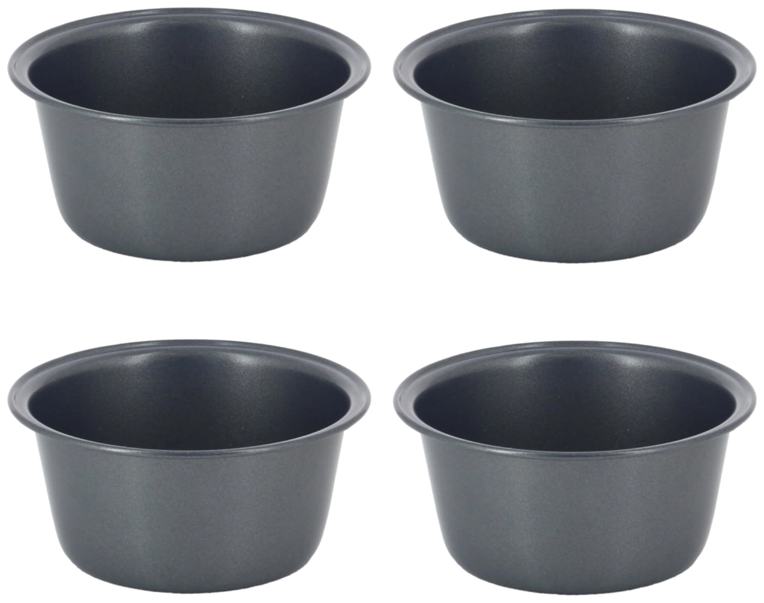 4er Set Backform Kuchen rund D11cm Antihaft