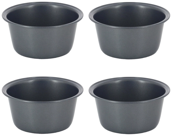 4er Set Backform Kuchen rund D11cm Antihaft