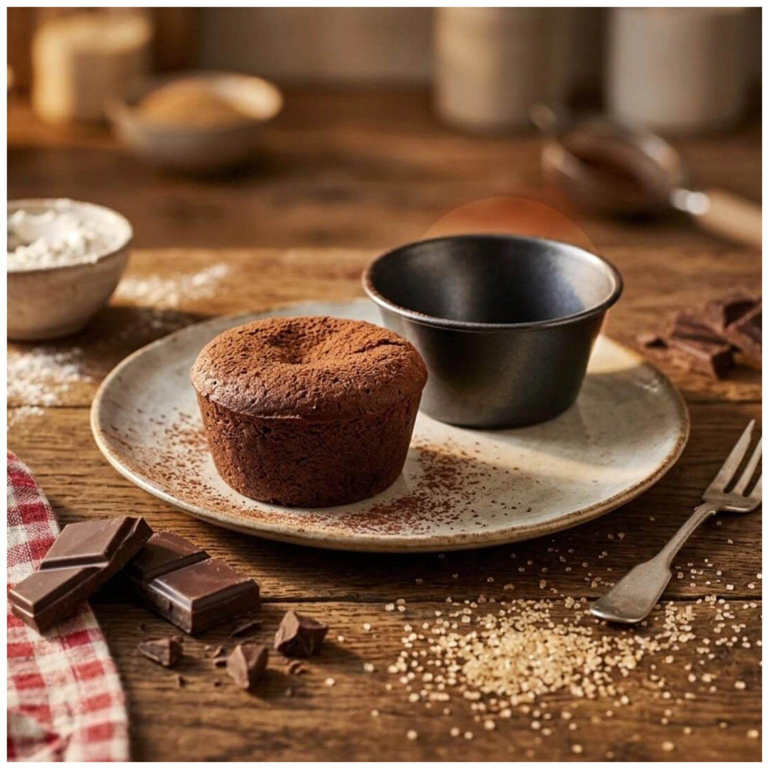 4er Set Backform Muffin D8cm Antihaft