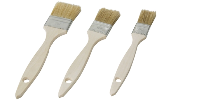 Backpinsel mit Holzgriff