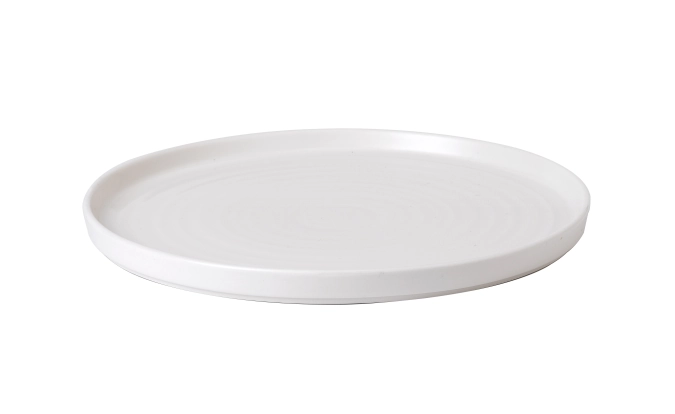 Assiette plate Chefs White Walled