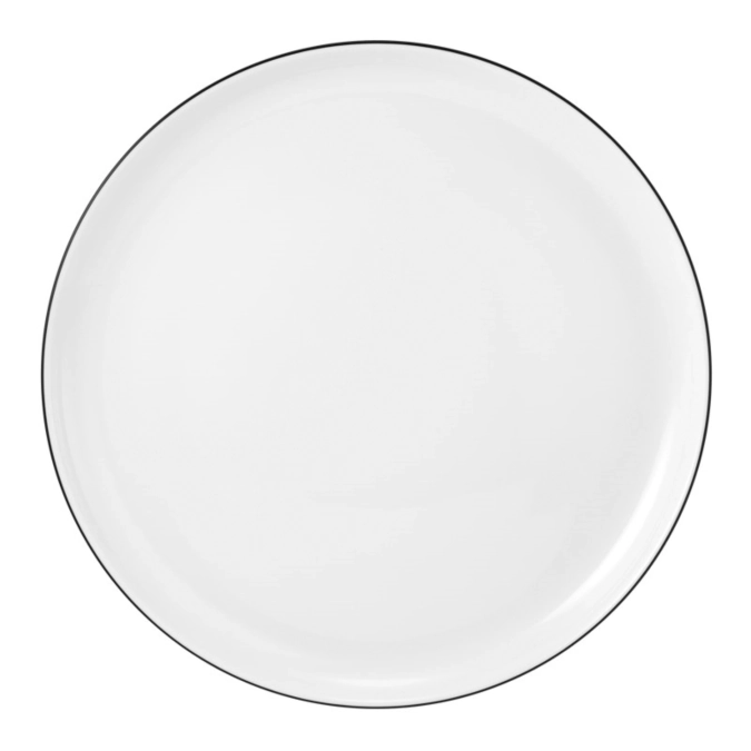 Assiette Lido Black Line